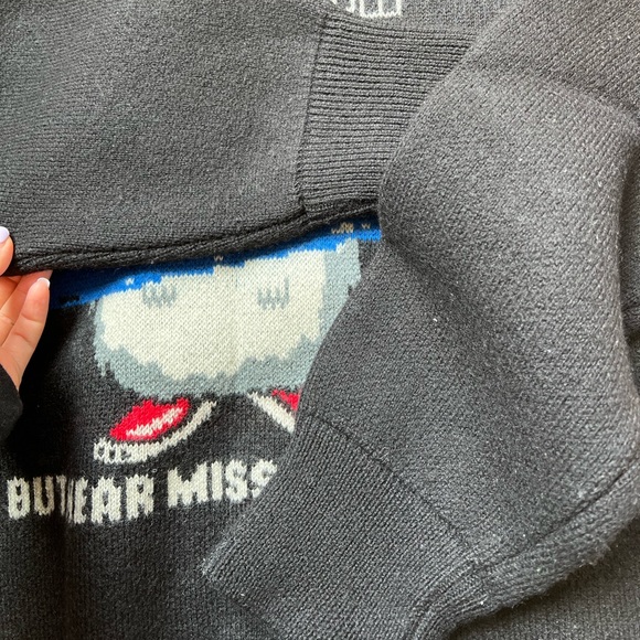 Ader error missed things black graphic sweater - Picture 7 of 12
